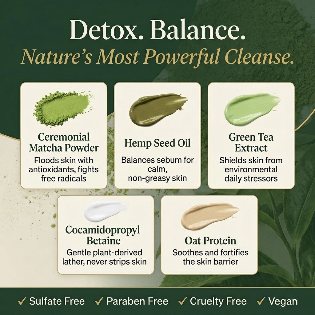 Matcha & Hemp Face Wash — view 4